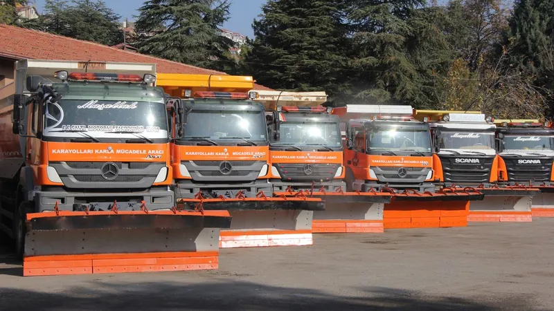 Karayolları Beypazarı 43. Şube Şefliği Kış sezonunu başlattı