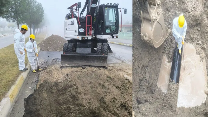 BASKİ, Ataullah Hamidi caddesi’ndeki su arızasını anında giderdi