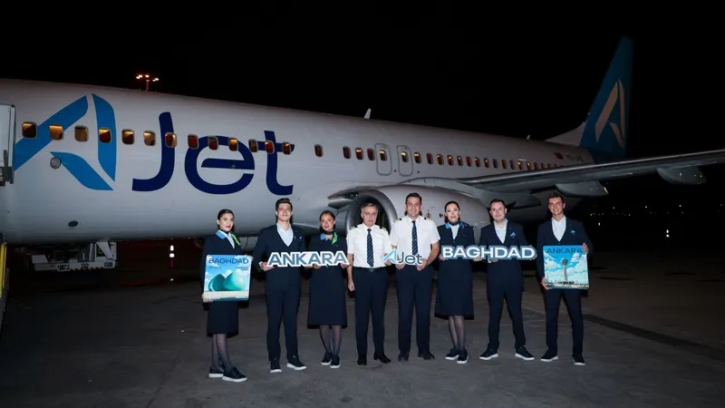 AJet’ten yeni hat: Ankara-Bağdat arası direkt uçuşlar başladı