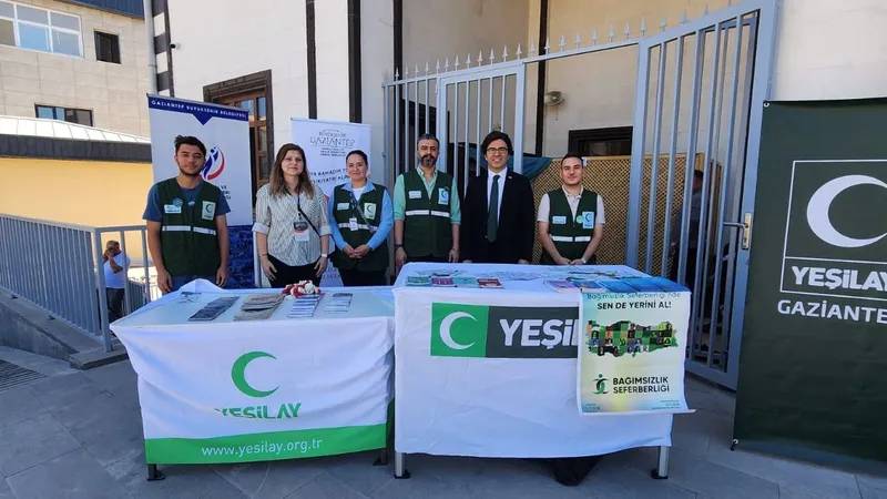 Yeşilay öncülüğünde Gaziantep’te camilerde bağımlılıklara karşı ortak seferberlik