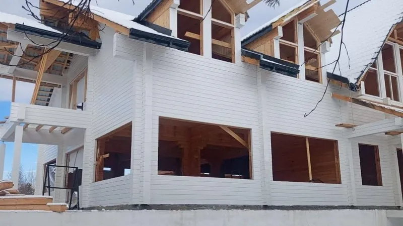 Arpaçay Kütük Ev’in son görünümü görenleri hayran bıraktı