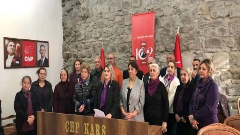 CHP Kars Kadın Kolları’ndan 5 aralık mesajı: “Çare eşitlikte, çare eşit temsilde!”
