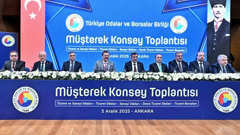 TOBB tarafından müşterek konsey toplantısı yapıldı