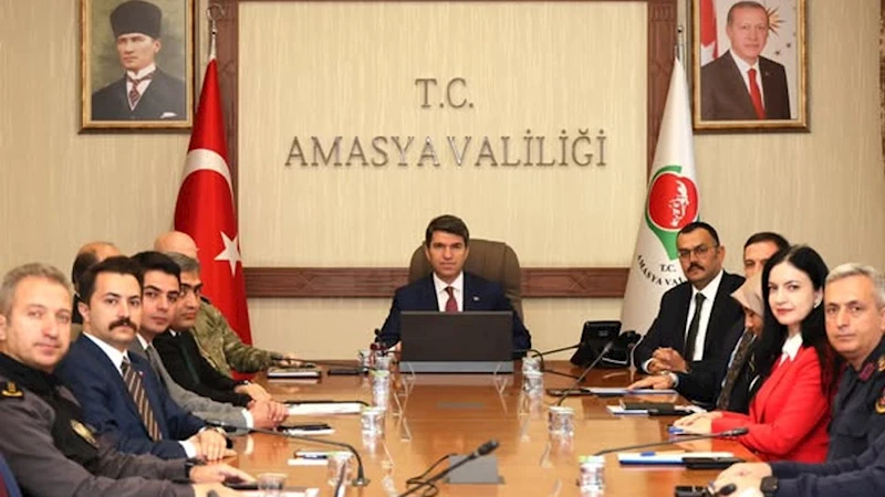 Amasya’da il güvenlik ve asayiş toplantısı gerçekleştirildi