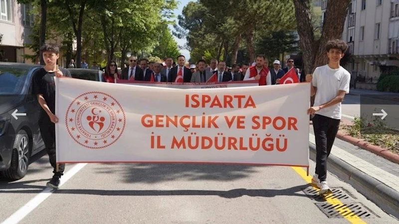 Isparta’da gençlik haftası coşkusu başladı