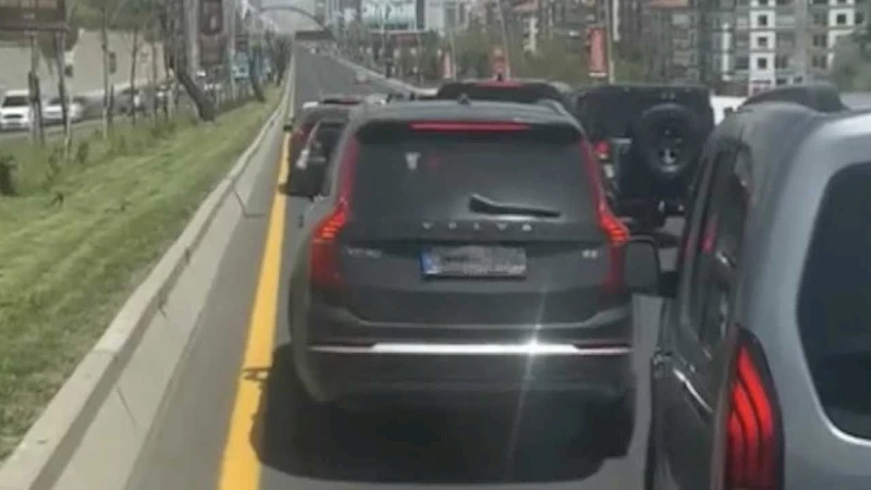 Ankara’da ambulansa yol vermeyen düğün konvoyuna ceza yağdı