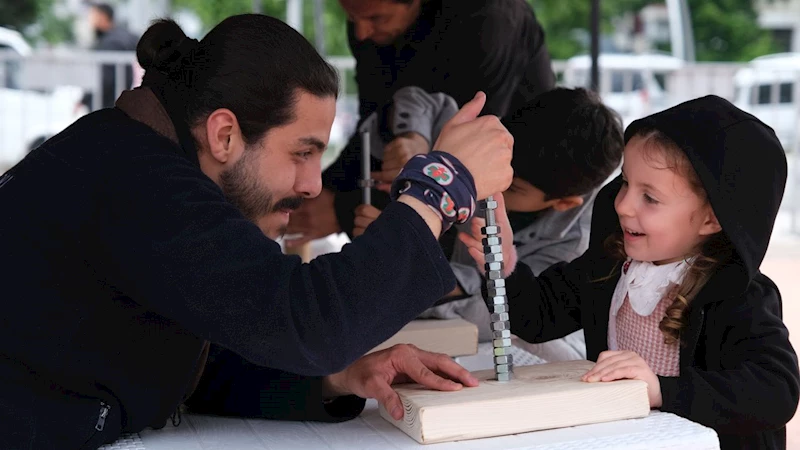 Kocaeli’de gençler, doğal hayatı eğlenerek deneyimledi