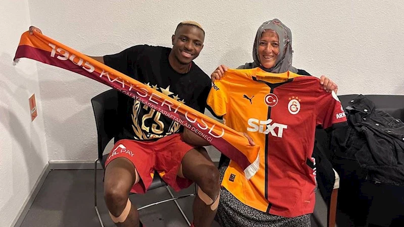 “Osimhen Teyze” muradına erdi: Kayserili çiftçinin el emeği, dünya yıldızına ulaştı!