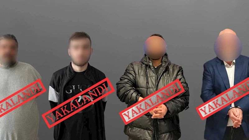 Kırmızı bültenle aranan 4 şüpheli yakalandı, Türkiye