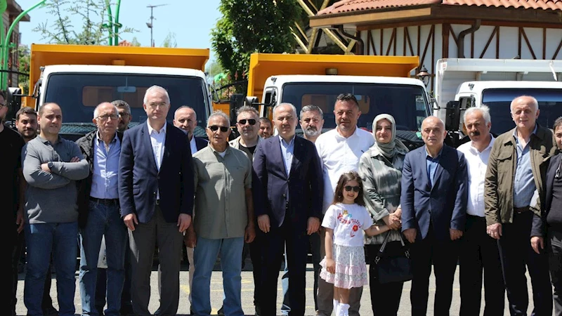 Rize Belediyesi 24 yeni makine ve aracı daha bünyesine kattı
