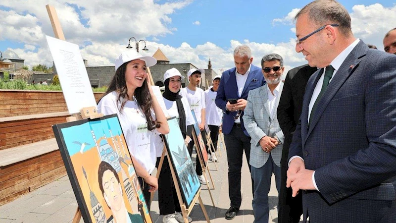 Kars Selahaddin Eyyubi Anadolu İmam Hatip Lisesinden anlamlı sergi