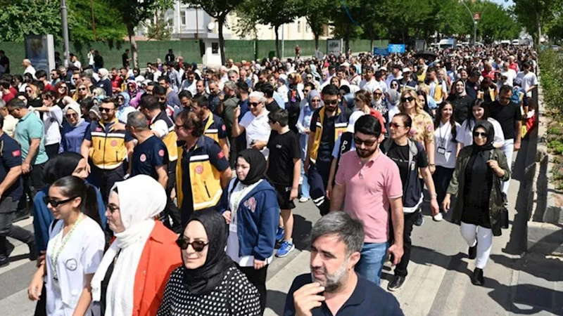 Batman’da sağlık için yürüdüler
