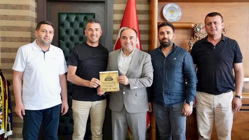 Pehlivan güreşlerine davet ziyareti