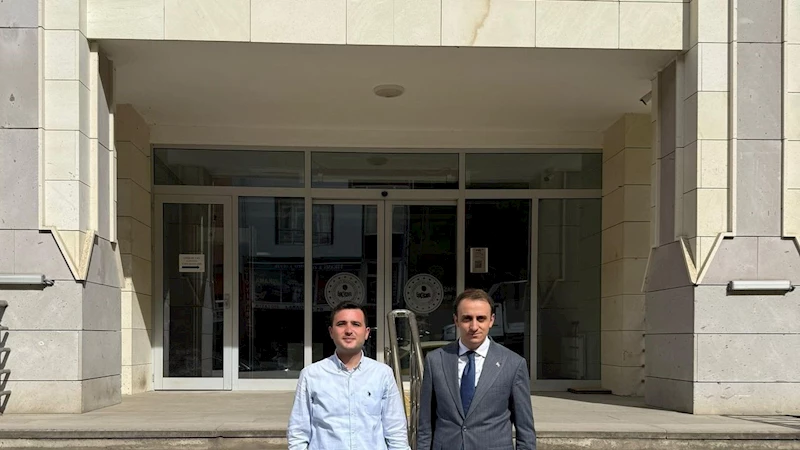 Kaymakam Konak’tan, Kaymakam Memiş’e ziyaret