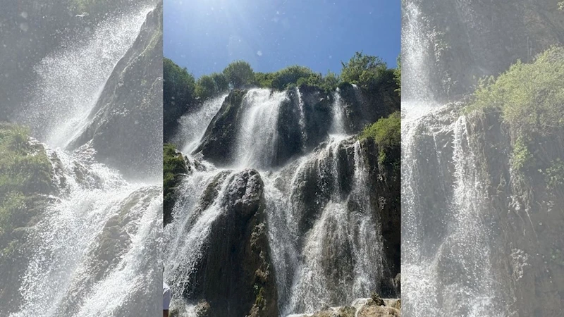 Erzincan’ın doğal harikası: Girlevik Şelalesi