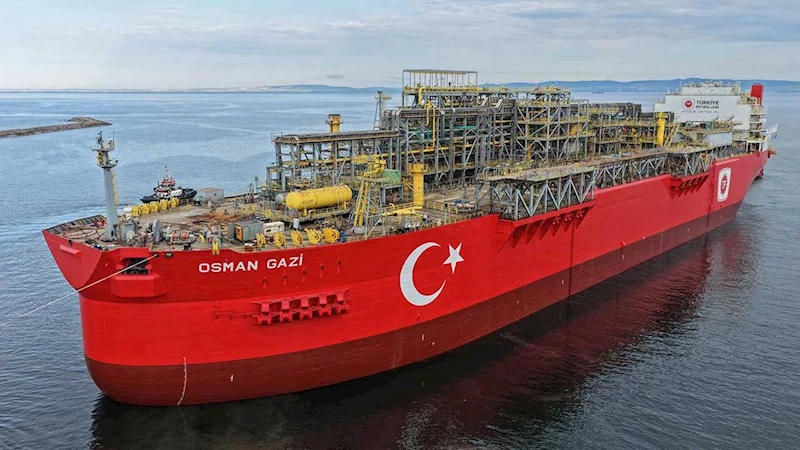 Türkiye’nin ilk yüzer üretim platformu “Osman Gazi” Karadeniz’e uğurlanıyor