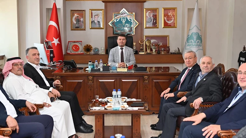 UCLG-MEWA Genel Sekreteri ve Belediye Başkanları Aksaray’da