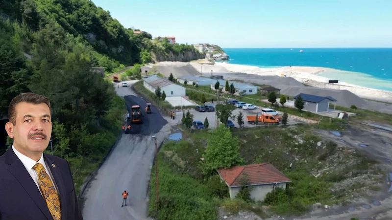 Kurban Bayramı öncesi bağlantı yolu asfaltlandı