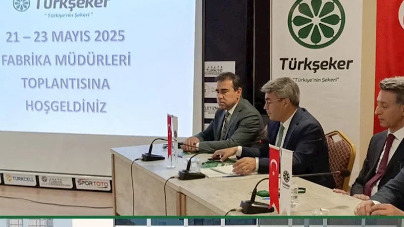 TÜRKŞEKER fabrika müdürleri İzmir
