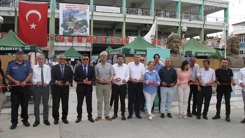 Serik’te Halk Eğitim Merkezi yıl sonu sergisi açıldı
