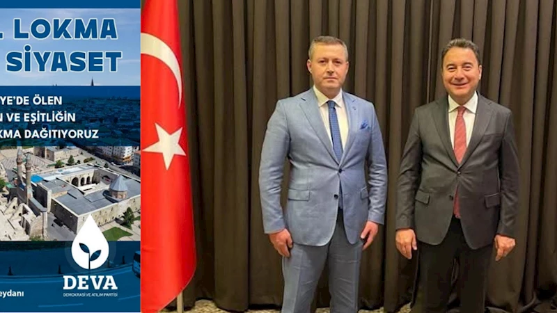 DEVA Partisi Genel Başkanı Ali Babacan, Sivas