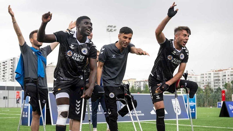 2025 Ampute Futbol Şampiyonlar Ligi ilk maçında Alves Kablo, Ankara