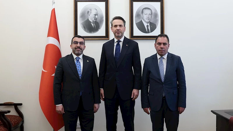 Milletvekili Çalkın ve Başkan Senger, Enerji Bakanı Bayraktar
