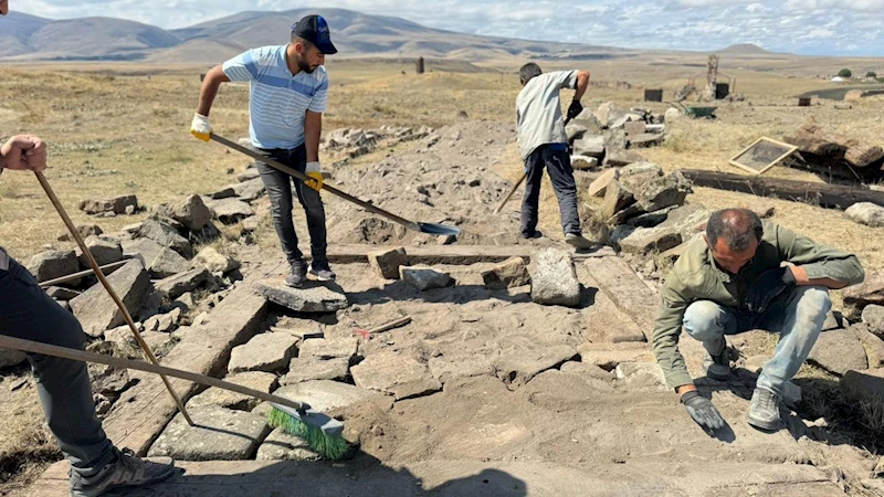 Ani Ören Yeri’ndeki kazı çalışmaları yeniden başladı