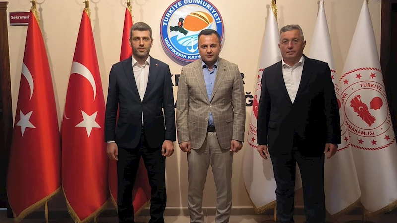 MEB Bakan Danışmanı Alp’den Kaymakam Dr. Uzan’a ziyaret