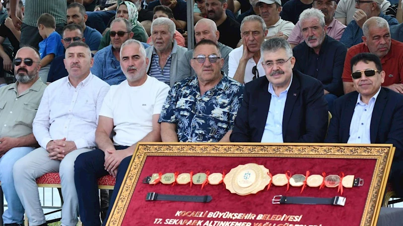 Veysel Tipioğlu, Sekapark Er Meydanı’nda pehlivanlarla buluştu