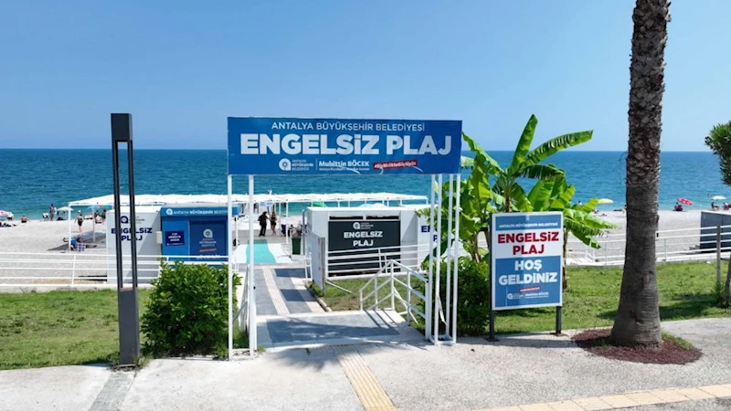 Konyaaltı engelsiz plajı yaza hazır!