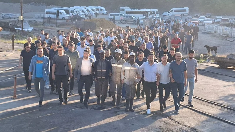 TTK ve MTA’DA eylemler başladı: ‘İşçi hakkını istiyor’