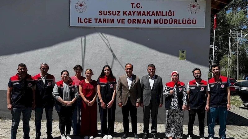 Kars Tarım ve Orman İl Müdürü Enver Aydın’dan Susuz İlçe Müdürlüğü’ne ziyaret