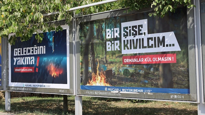 Kocaeli Büyükşehir orman yangınlarına  karşı farkındalığı artırıyor