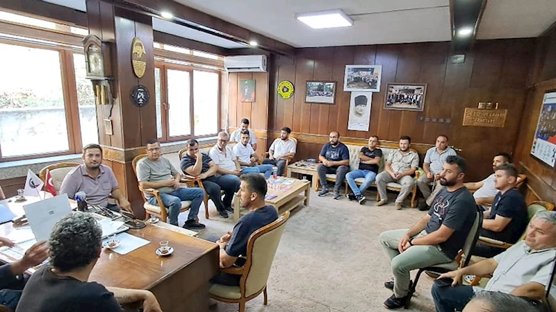 TTK Demiryolu Servisi çalışanları Genel Maden İşçileri Sendikası’nı ziyaret etti