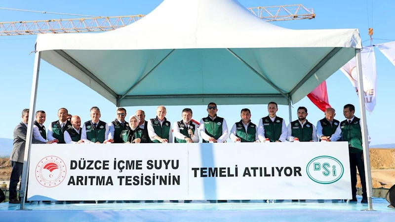 Tarım Bakanı Yumaklı, Düzce İçme Suyu Arıtma Tesisi